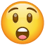 Emoji stupito U+1F632