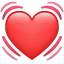 Cuore pulsante Emoticon U+1F493