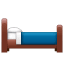 Letto Emoji U+1F6CF