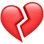 Cuore spezzato Emoticon U+1F494