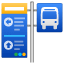 Fermata dell'autobus Emoji U+1F68F