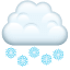 Nevicata Emoji U+1F328