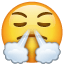 Emoji trionfante U+1F624