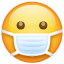 Emoticon con mascera U+1F637