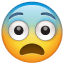 Emoji spaventato U+1F628