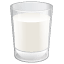 Bicchiere di latte emoji U+1F95B