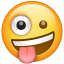 Emoji pazzo U+1F92A