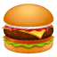 Emoji hamburger U+1F354