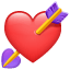 Cuore con freccia Emoji U+1F498