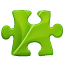 Tessera del puzzle Emoji U+1F9E9