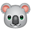 Smiley koala U+1F428