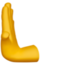 Emoji della mano che spinge a sinistra U+1FAF7