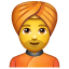 Turbante Emoji U+1F473