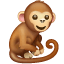 Emoji schimmia U+1F412