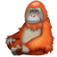 Emoji orangutan U+1F9A7