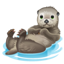 Emoji lontra U+1F9A6