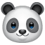 Emoji Whatsapp panda U+1F43C