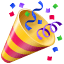 Coriandoli Emoji U+1F389