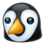 Emoji Whatsapp pinguin U+1F427