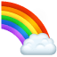 Arcobaleno Emoji U+1F308