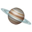 Pianeta Saturno Emoji U+1FA90