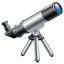 Emoji telescopio U+1F52D