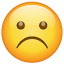 Emoji accigliato U+2639